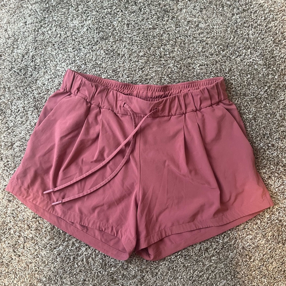 Pink Lululemon shorts